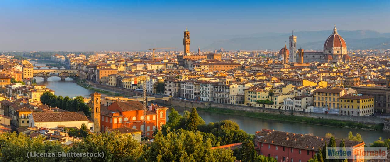 Meteo FIRENZE: caldo intenso. Qualche temporale