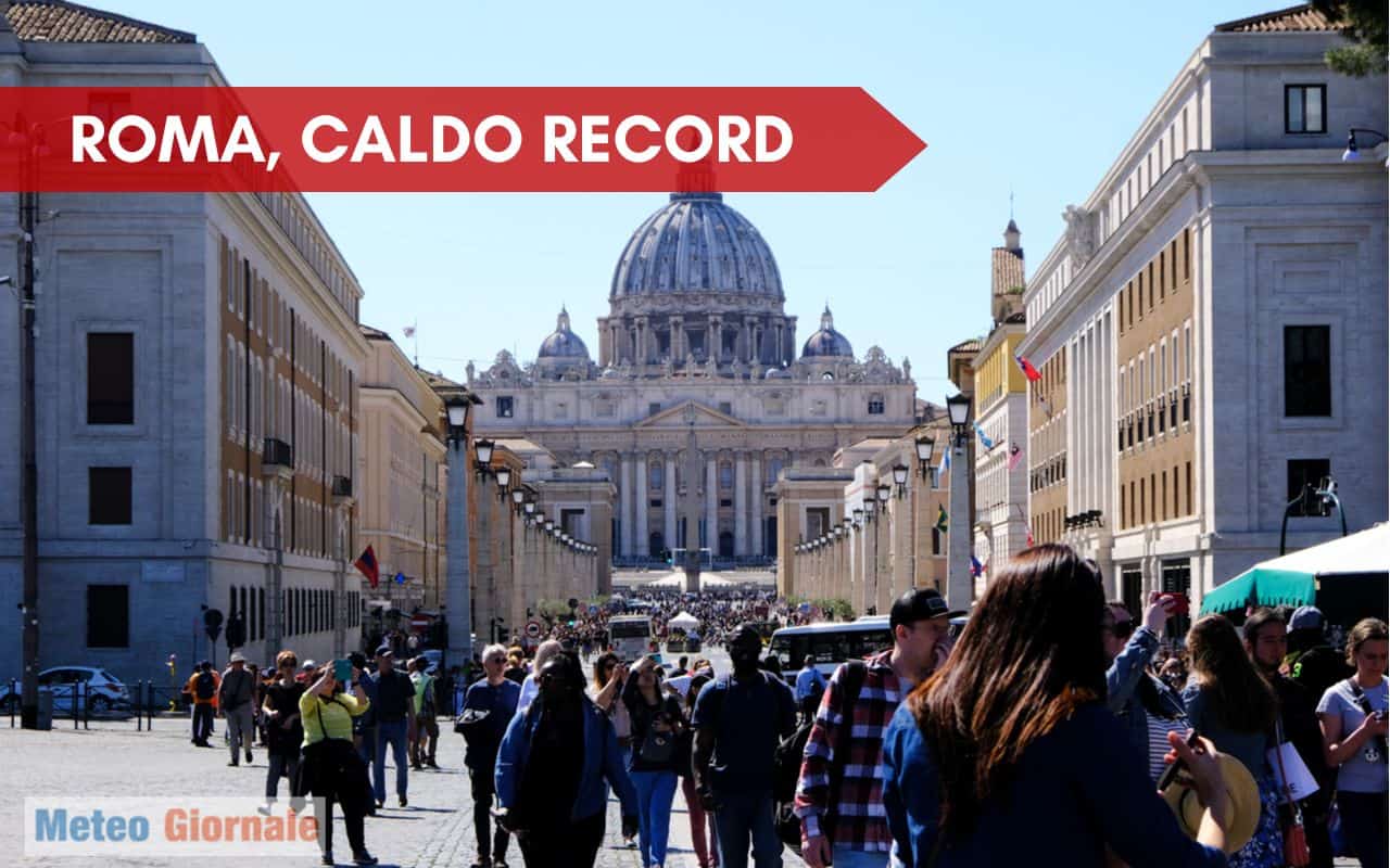 Meteo Roma, battuti tutti record storici di temperatura di Giugno