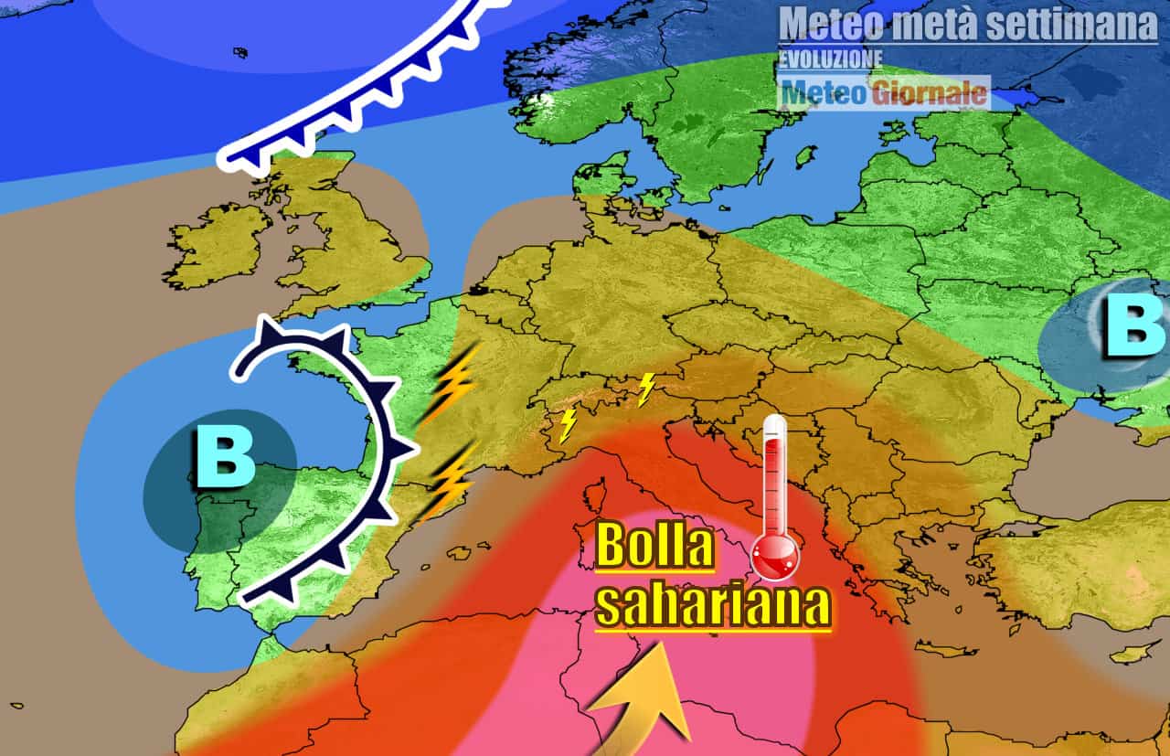 Meteo 7 Giorni: Italia tra gran caldo e qualche temporale. Quando finirà?