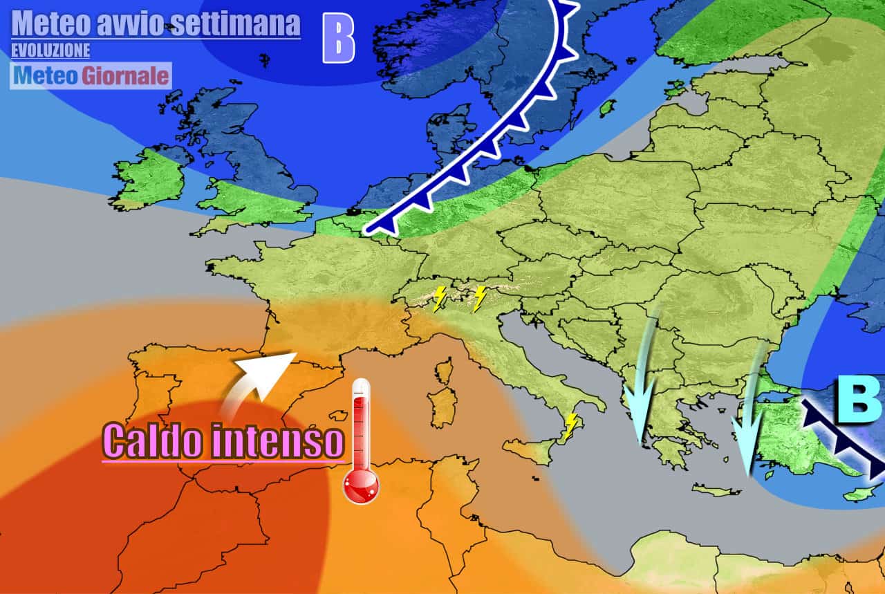 Meteo 7 Giorni: nuovo capovolgimento, torna l’Estate calda dal weekend