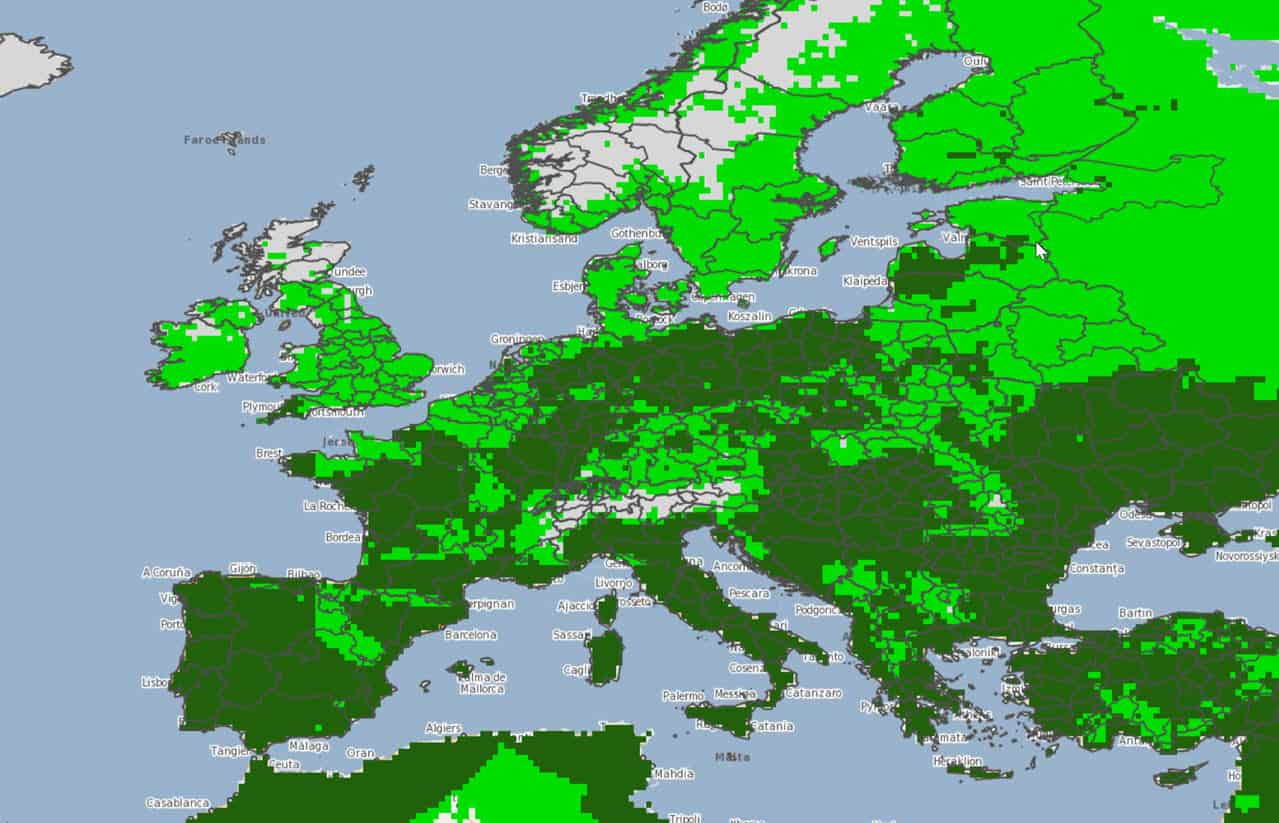 notti tropicali in europa