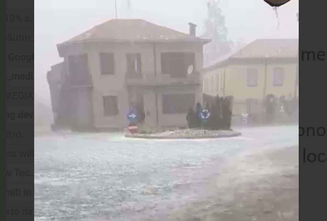 Diretta Meteo: Nord Italia altri forti temporali e grandine