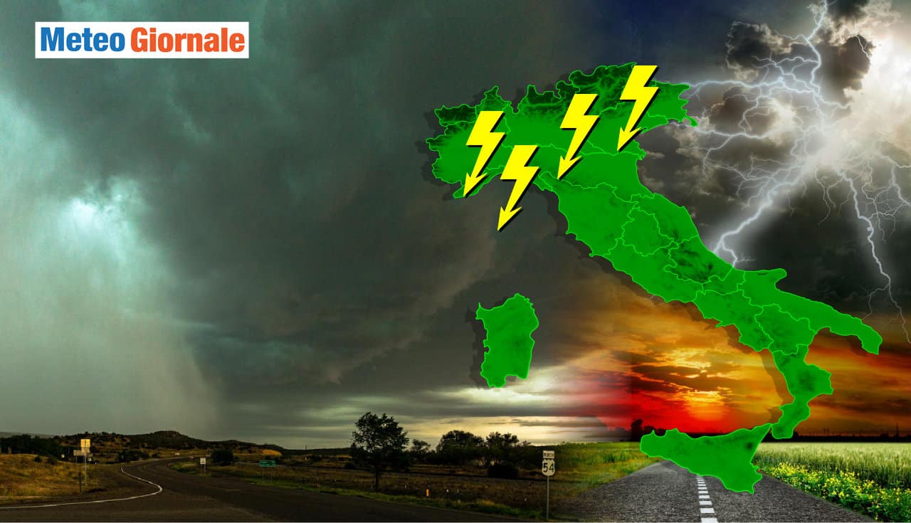Imminente guasto temporalesco al Nord