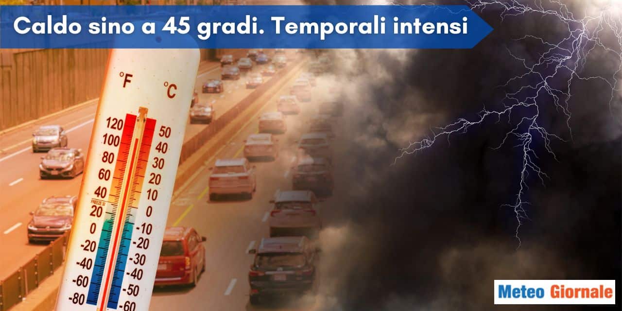 caldo africano e temporali