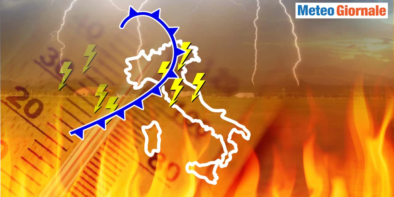 Italia tra caldo e temporali