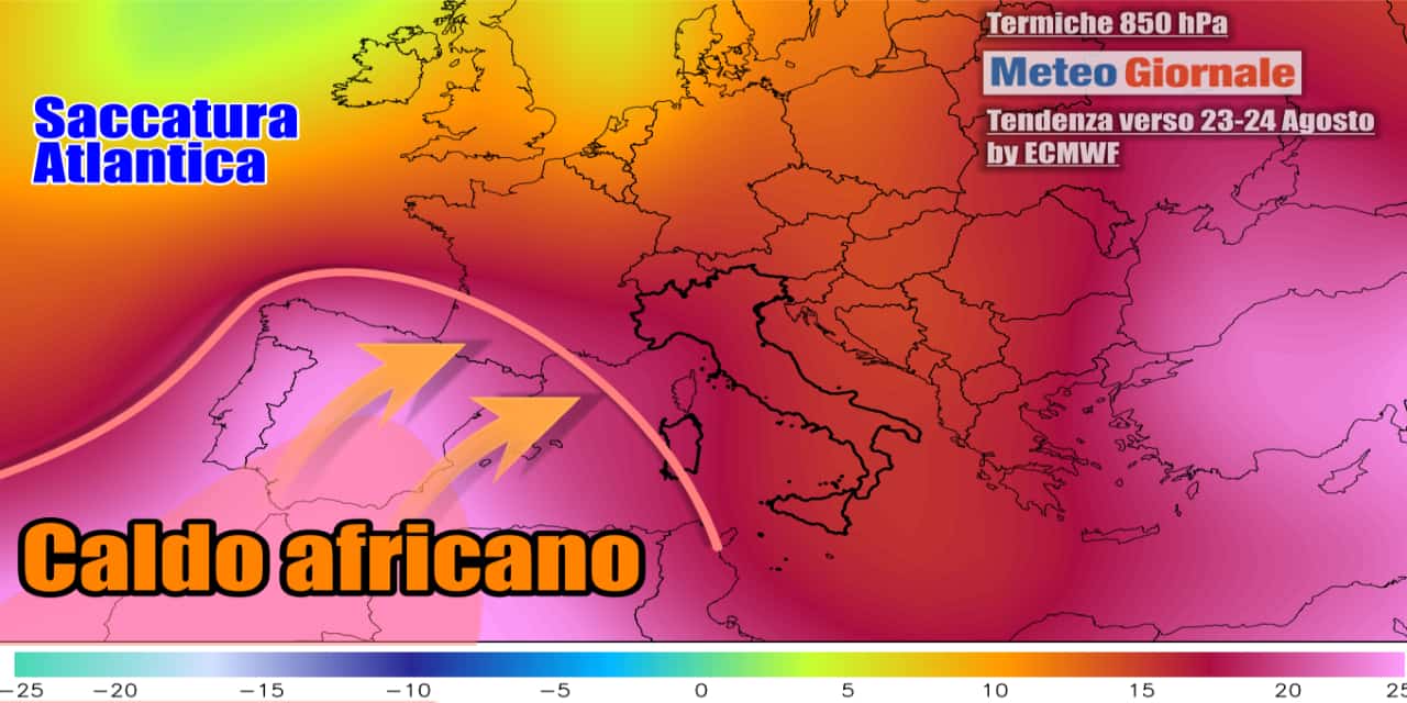 Estate di fine agosto con ritorno del caldo