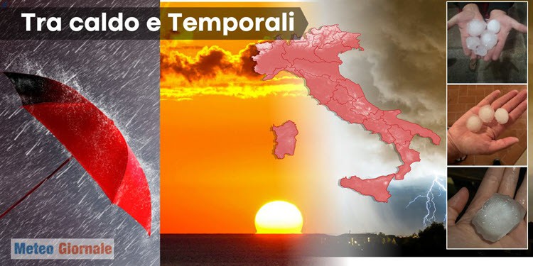 Meteo sino 6 Settembre, torna l’Africa con caldo intenso e nuova raffica di temporali