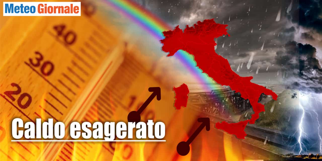 Italia tra temporali e caldo eccessivo