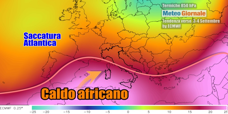 Meteo: capovolgimento in vista, caldo africano nuovo assalto. Aggiornamenti