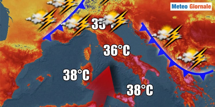 Meteo Italia, stravolgimento verso eccessi: caldo africano e temporali