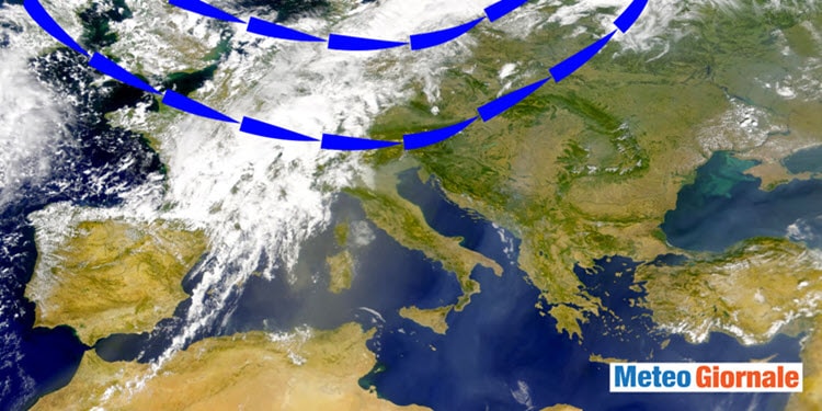 La Corrente a Getto è fondamentale nel tempo atmosferico estivo e invernale
