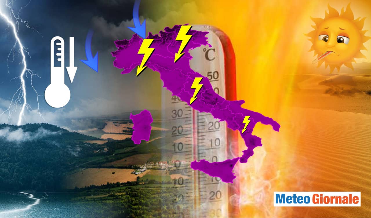 Evoluzione meteo in peggioramento dal weekend