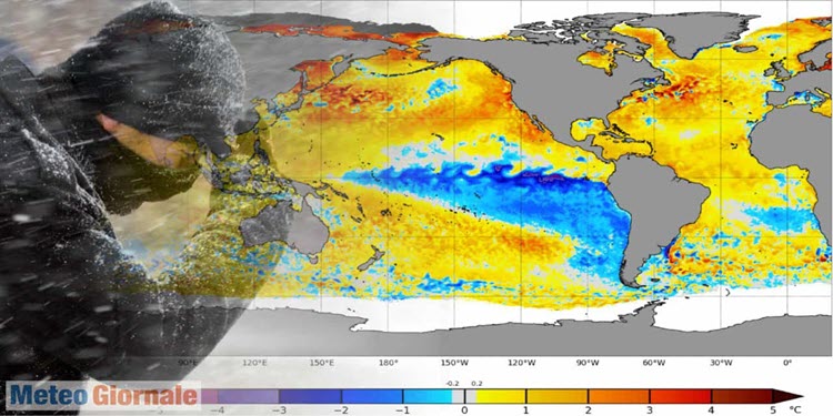 La Niña fortissima, meteo all’opposto. Inverno rischio fasi di freddo