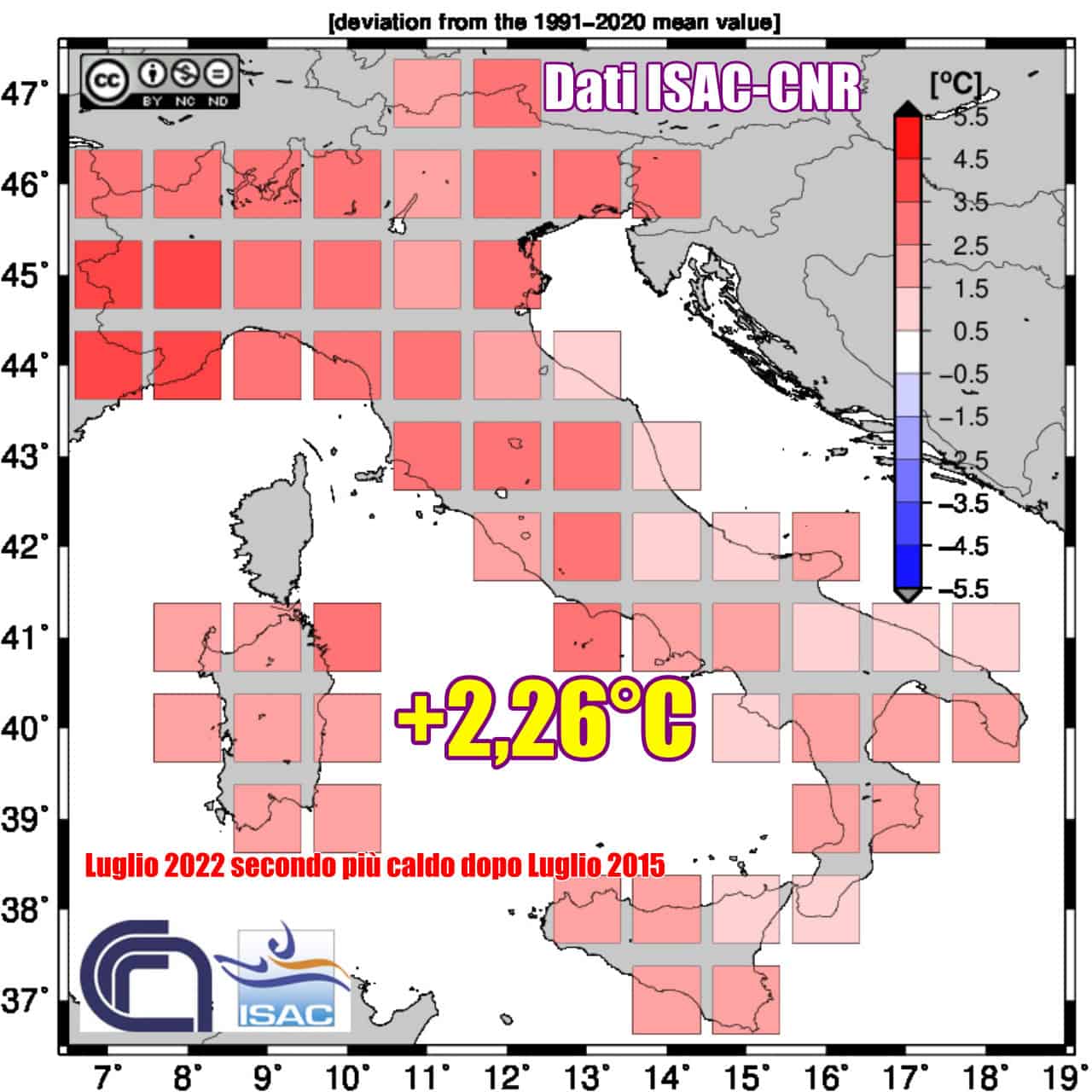 luglio 2022 dati isac cnr