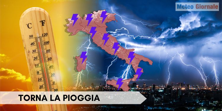 Meteo 15 giorni: caldo sfiancante, ma torna la pioggia