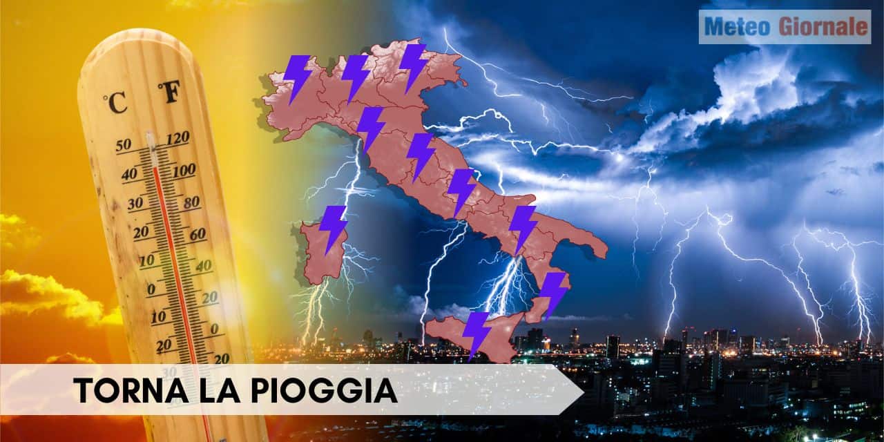 meteo 15 giorni caldo africano e piogge con temporali