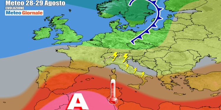 Meteo Italia: Estate si avvia alla fine, tra sole e temporali anche forti