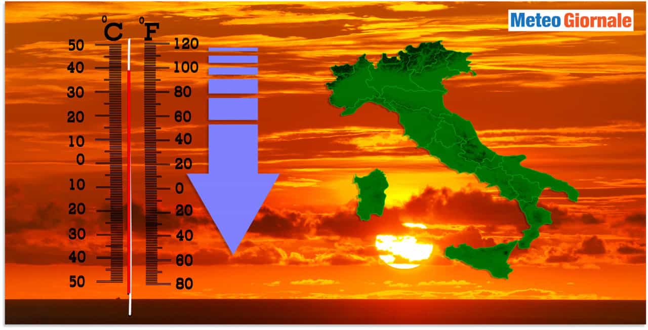 meteo con calo della temperatura ijosjao