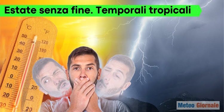 Meteo tropicale, temporali sparsi al Nord Italia. Caldo in rinforzo