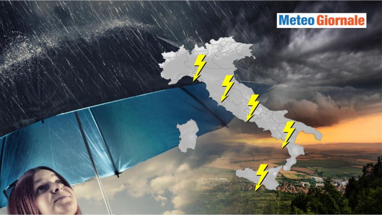 Meteo: Anticiclone Africano verso stop, cambia tutto con piogge e temporali