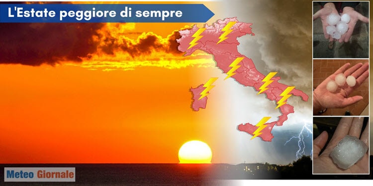 Meteo: l’estate dei 40°C è finita? Altri temporali di forte intensità