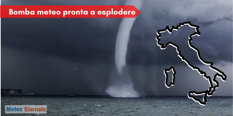 Meteo, siamo sprofondati nei Tropici con caldo, temporali devastanti, grandine gigante, tornado