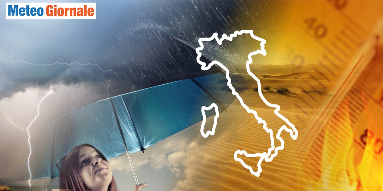 Avvio Settembre con caldo al Sud e maltempo su parte del Centro-Nord