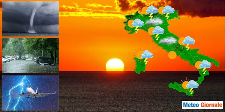Prossima settimana: tra forti temporali, prime nebbie e caldo con anticiclone africano