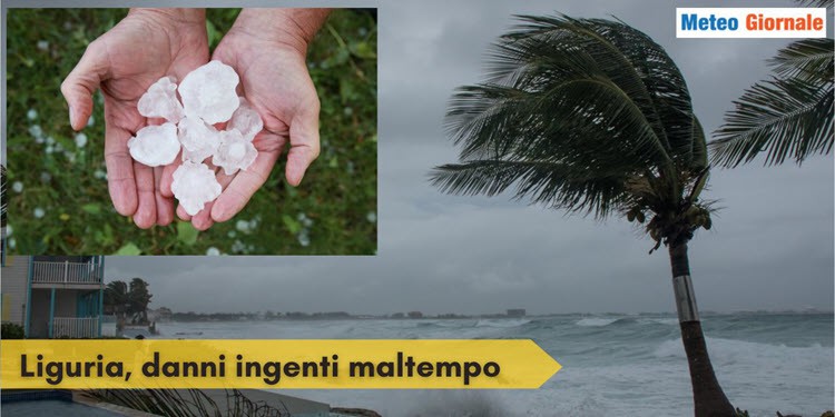 Meteo Liguria, ingenti danni per grandine