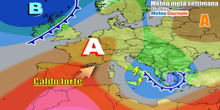 Meteo Italia: nuovi forti temporali sino a metà settimana, poi cambia tutto