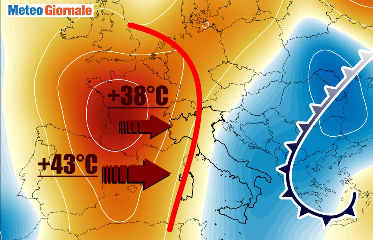 meteo prossimi giorni sino 40 gradi cgsr