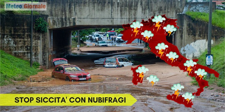 Meteo Italia, fine siccità quando e come. Mediterraneo sfornerà forti burrasche