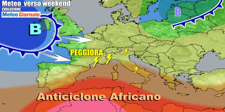 Meteo Italia: dai temporali al grande caldo africano in arrivo