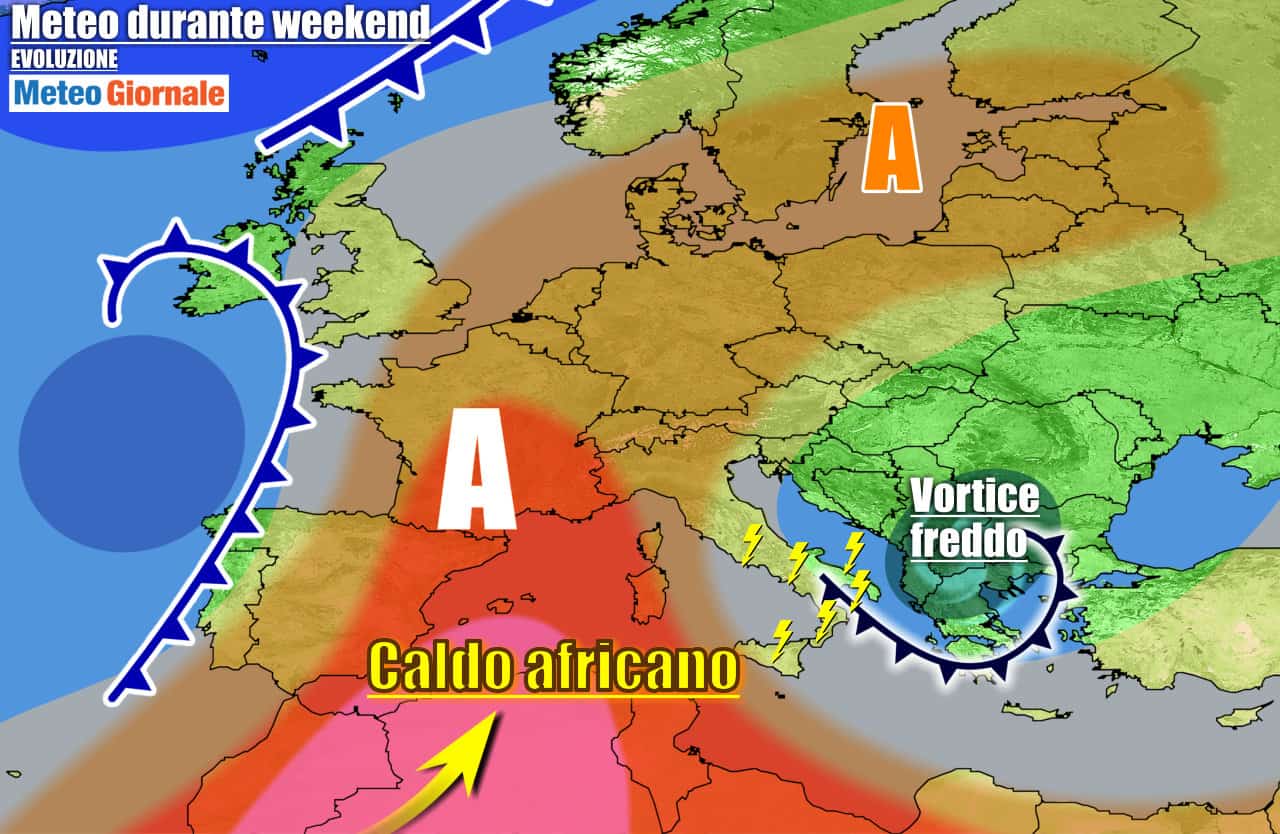 Meteo in miglioramento nel corso del weekend