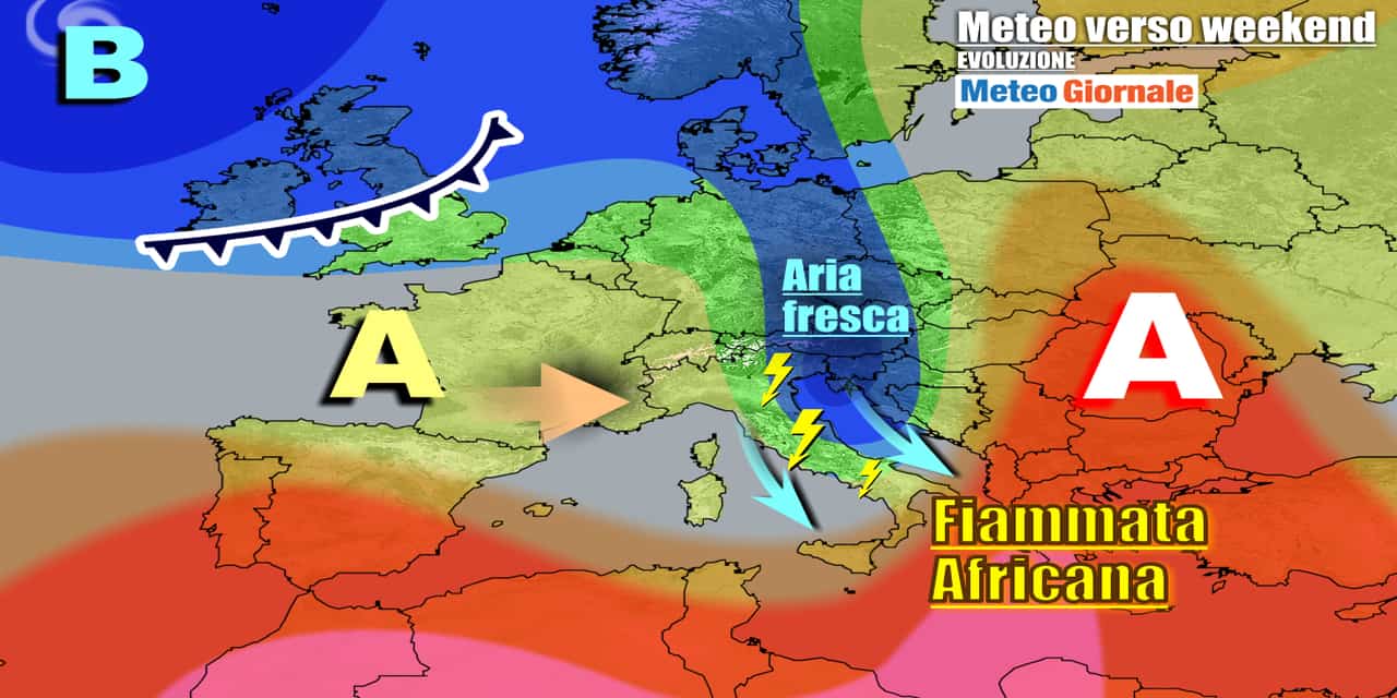 Torna l'anticiclone nel weekend, con clima più gradevole