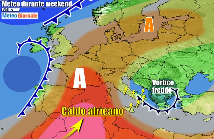 Meteo Italia: altri temporali sino al weekend, poi torna il caldo africano
