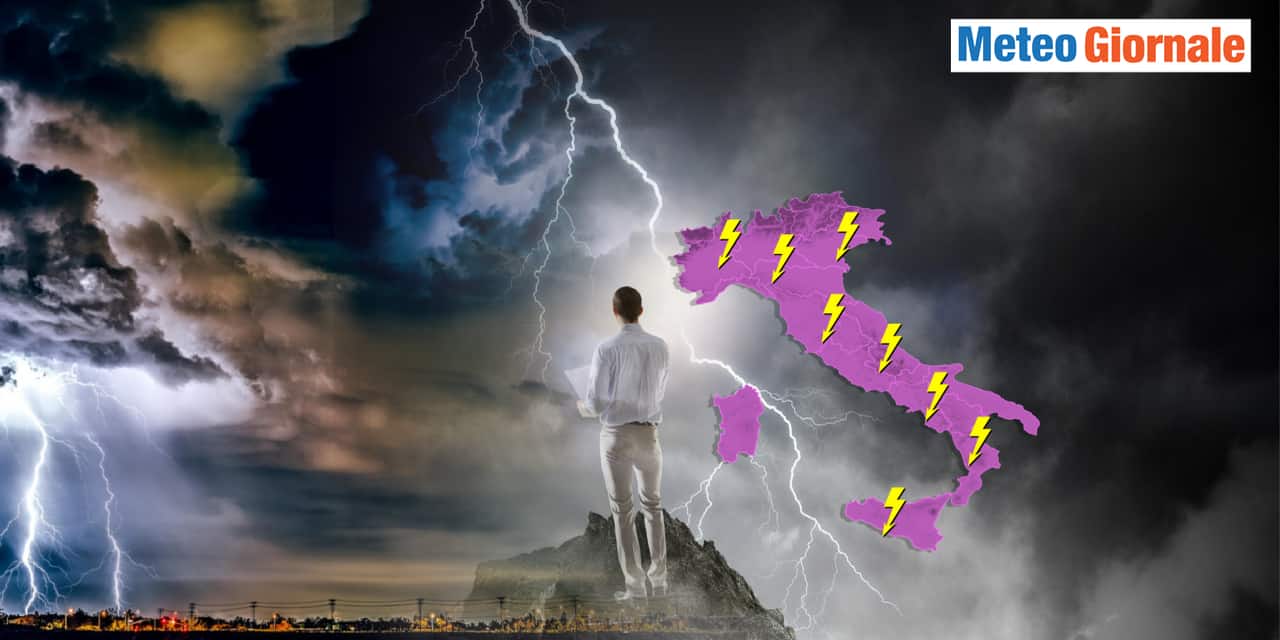 Meteo di fine Agosto temporalesco
