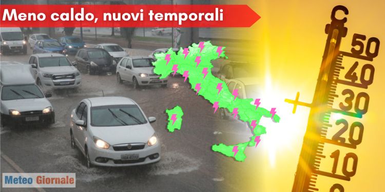 Meteo, calo temperatura, pioggia e temporali. L’estate dei 40°C non è finita