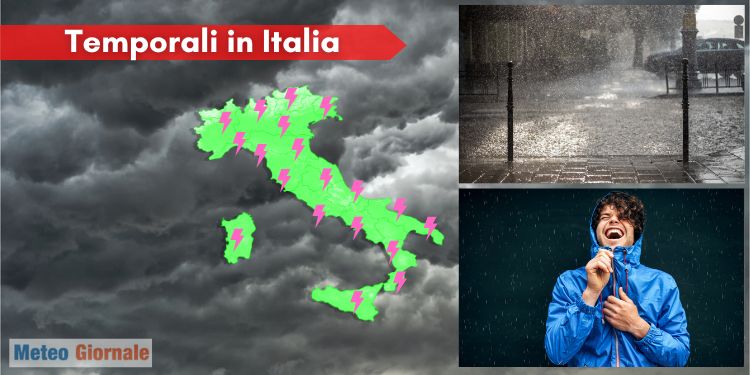 Meteo Italia, blitz temporalesco, ma non ovunque. Da 40 gradi al fresco
