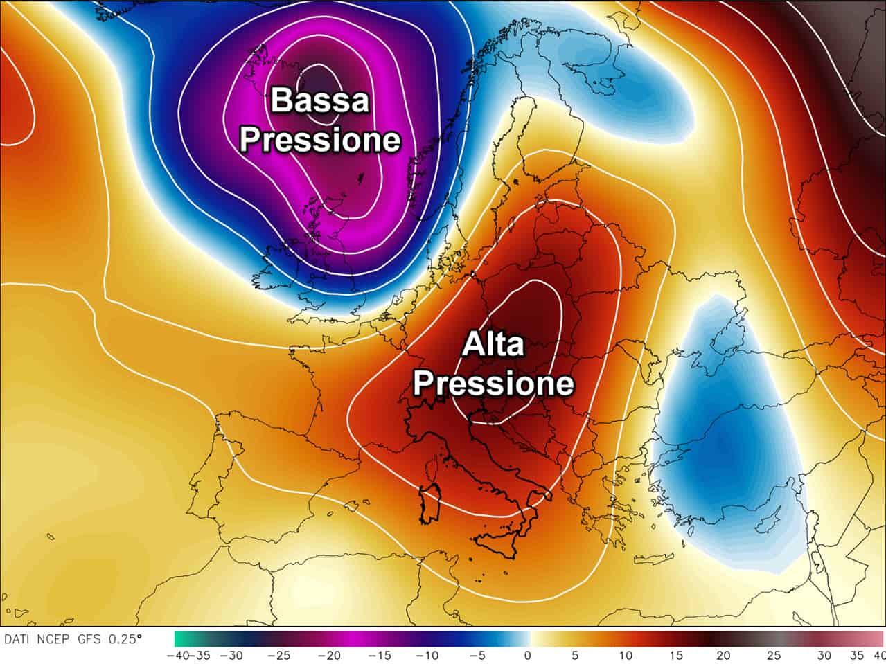 alta pressione 6 ottobre