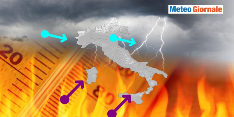 Meteo: siamo in fiammata africana, con temperature oggi e domani altissime. Vediamo dove