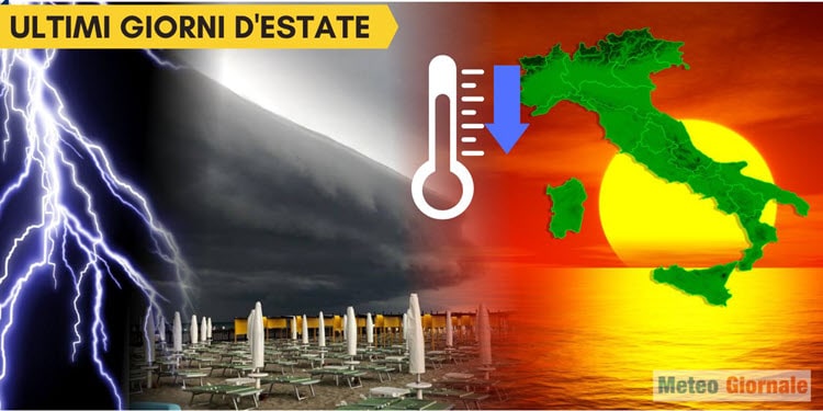 Meteo, ultimissimi giorni d’Estate, sarà inizio d’Autunno dal fine settimana