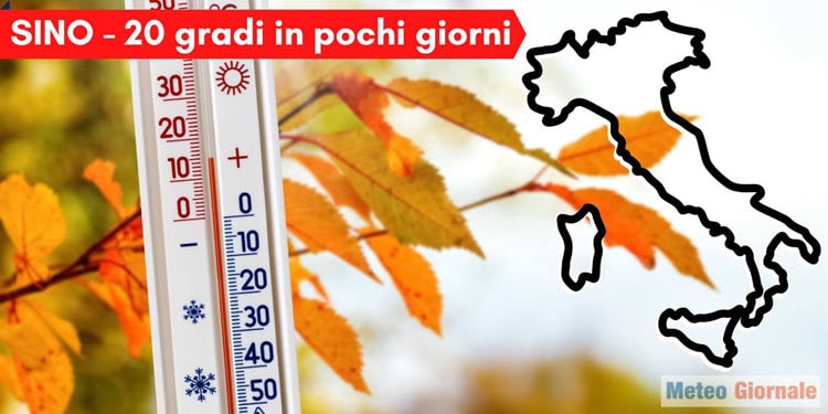 Meteo con 20 gradi in meno: il più intenso caldo della temperatura in settembre da decenni