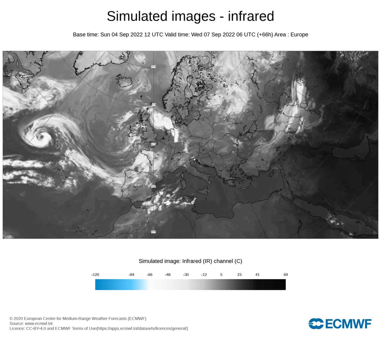 ecmwf uragano danielle 7365