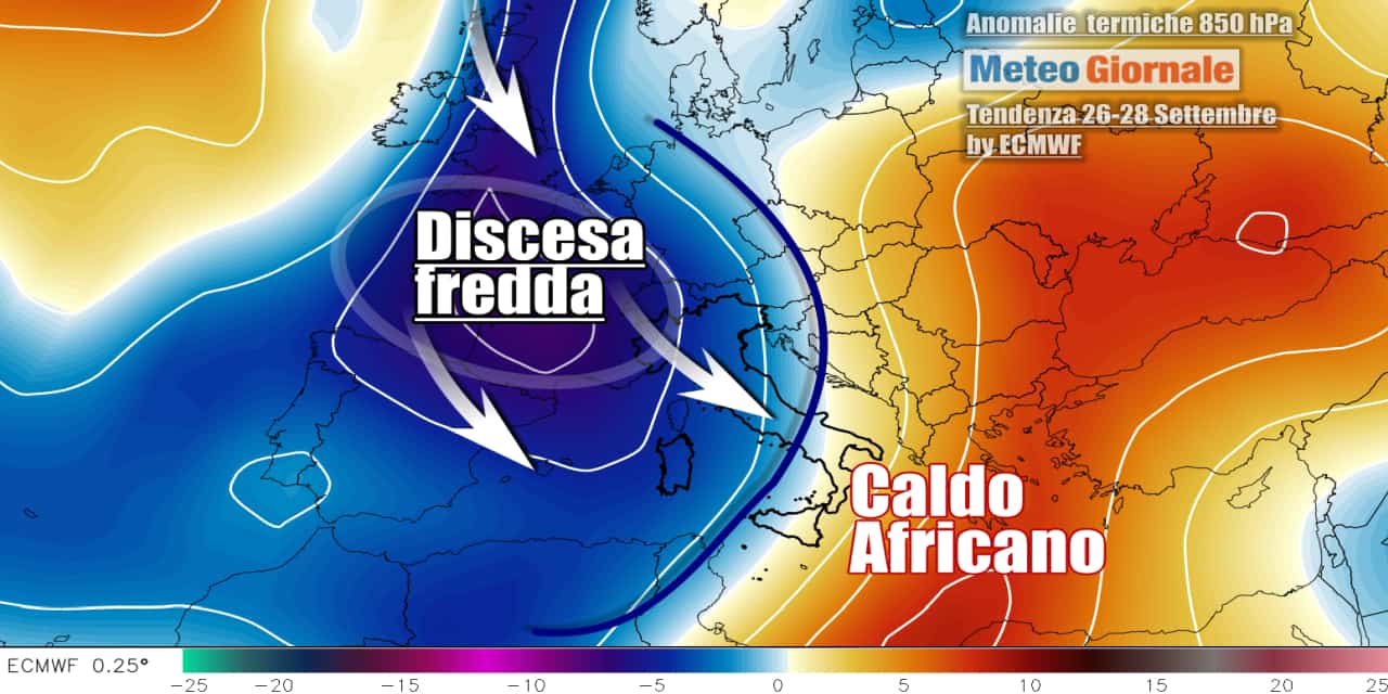 Nuovo impulso freddo artico