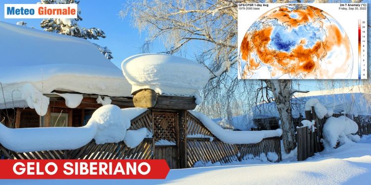 Meteo, Russia e tutta la Siberia più fredda del normale, il gelo in aumento
