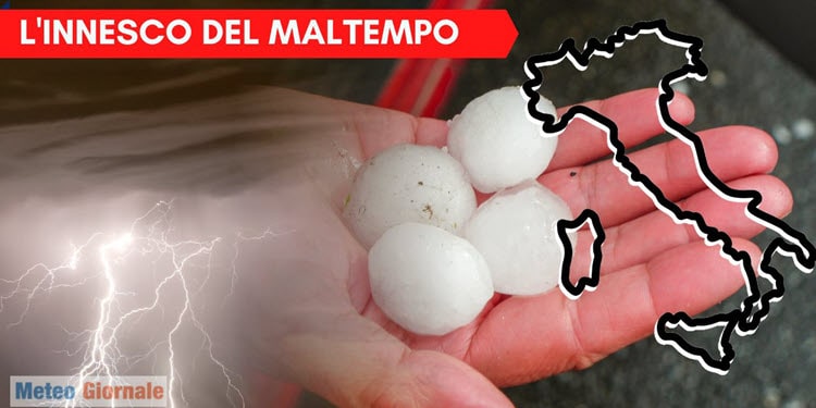 Meteo due settimane autunnale con perturbazioni anche di forte intensità