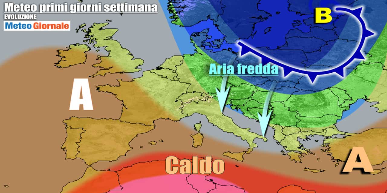 Meteo Italia: primo freddo manda l’Estate al tappeto, novità in settimana