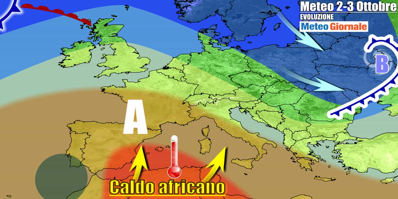 Forte anticiclone la prossima settimana