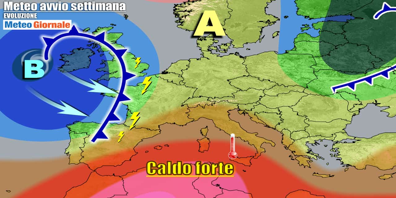 Caldo intenso su parte d'Italia